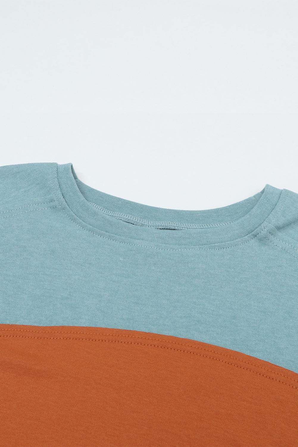 Stripe Colorblock Bishop Sleeve Top