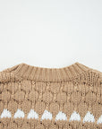 Avery Puff Sleeve Baggy Sweater