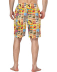 Vintage Rodeo Poster Mens Western Swim Trunks Shorts