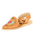 Mexican Artisanal Sandals Leather Honey 604020