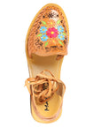 Mexican Artisanal Sandals Leather Honey 604020