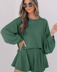 Scarlett Corded Lantern Sleeve Top