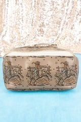 BULL RIDER EXPANDABLE COSMETIC BAG