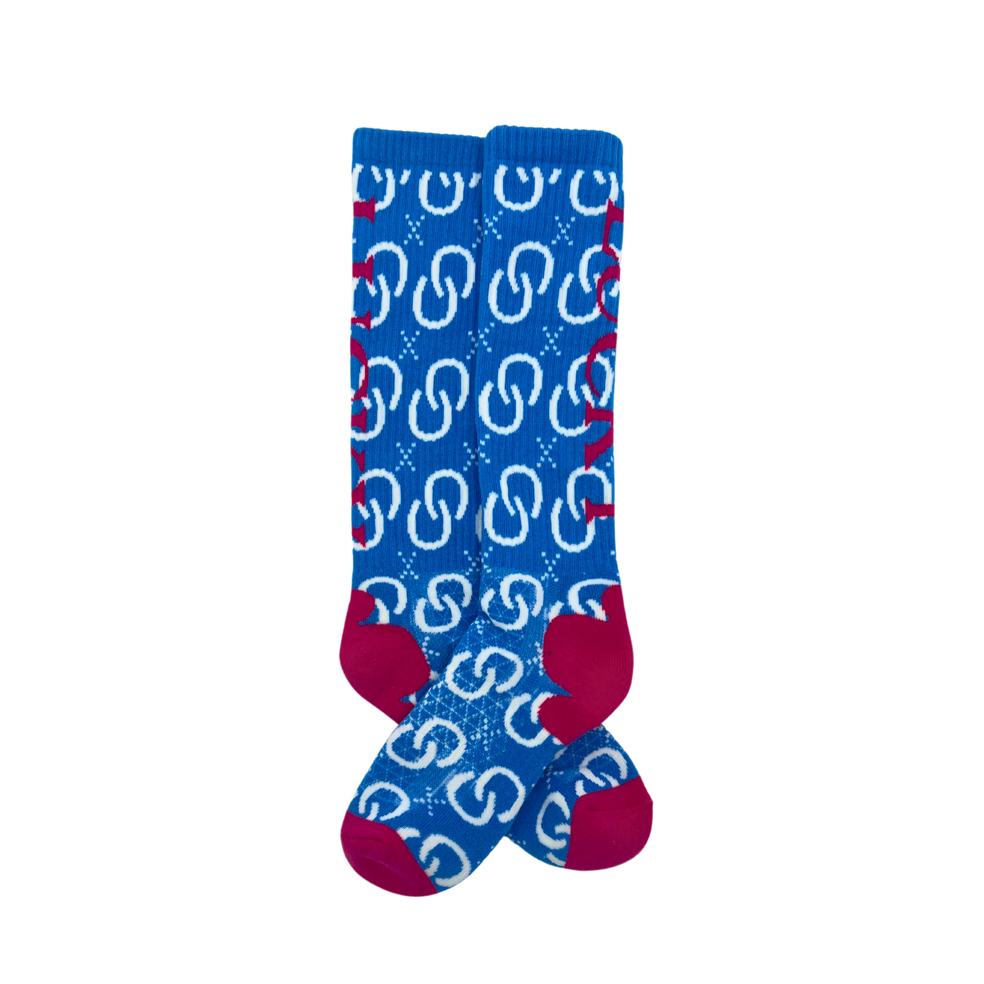 High Maintenance Cowgirl Sky Blue Performance Socks - Everest RanchHigh Maintenance Cowgirl Sky Blue Performance SocksWomen's Mid-Calf SocksLane Boots