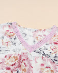 Aviana Lace Splicing Sleeveless Blouse