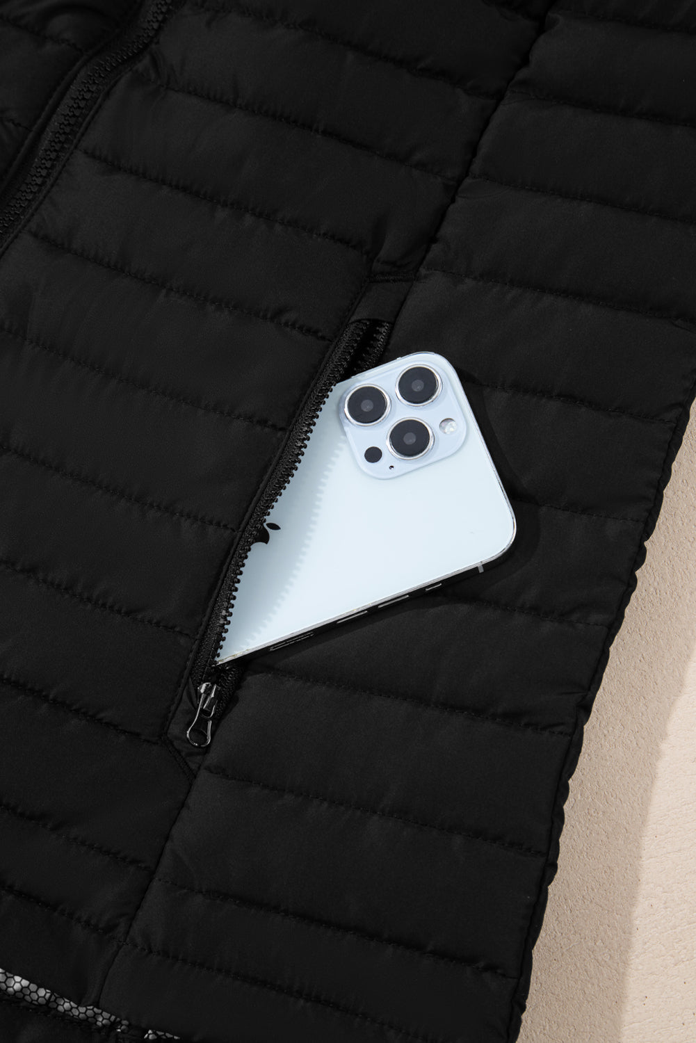 Harper Quilted Zipped Puffer Vest