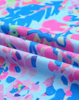 Floral Short Sleeve V-Neck Tee