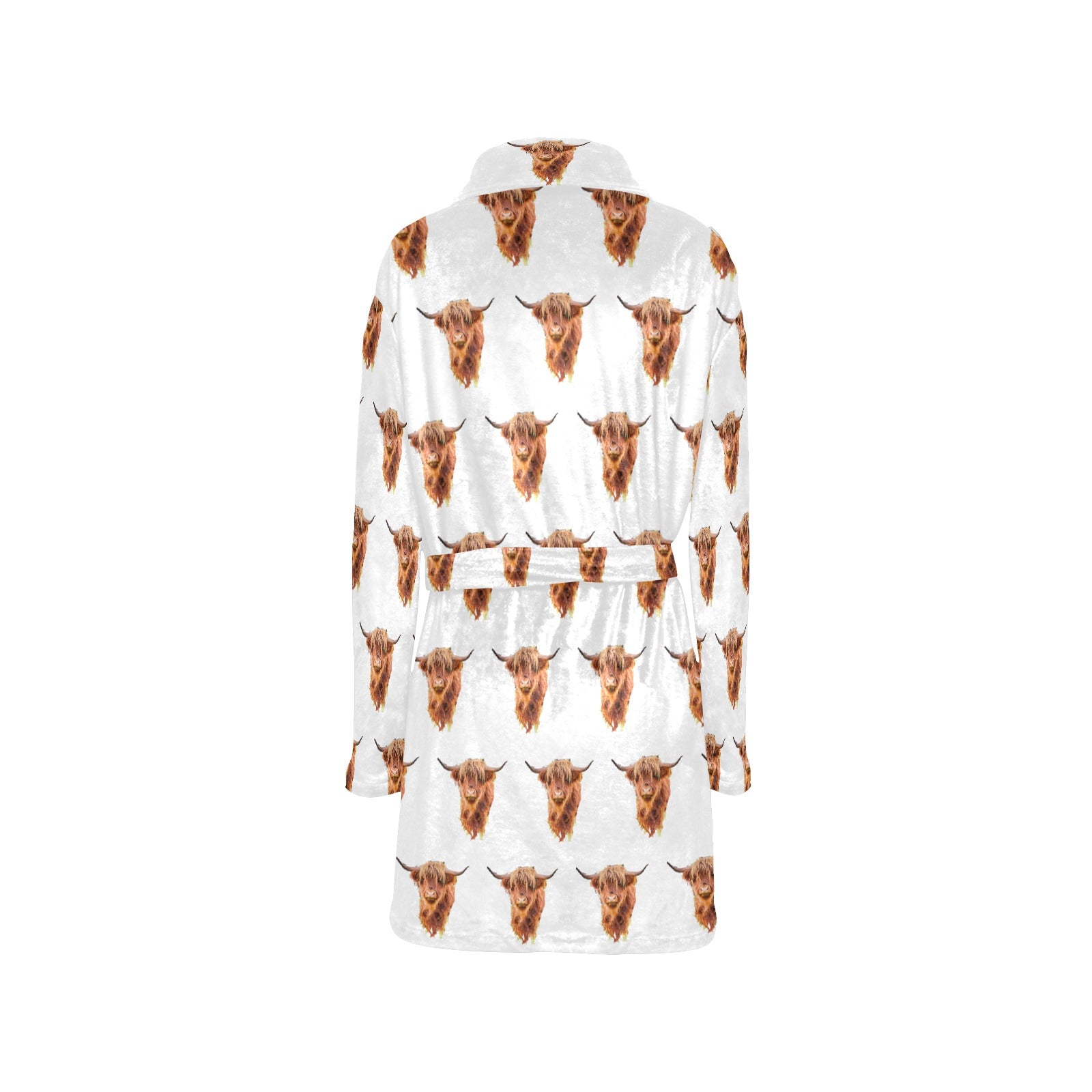 Highland Cow Women&#39;s Western Bath Robe