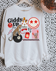 Giddy Up Collage TEE, CREWNECK or QUARTER ZIP