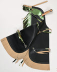 Hilason Western Pro Rodeo Bull Riding Chaps Leather Youth Kid
