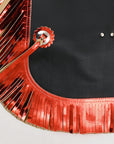 Hilason Western Pro Rodeo Bull Riding Chaps Leather Youth Kid