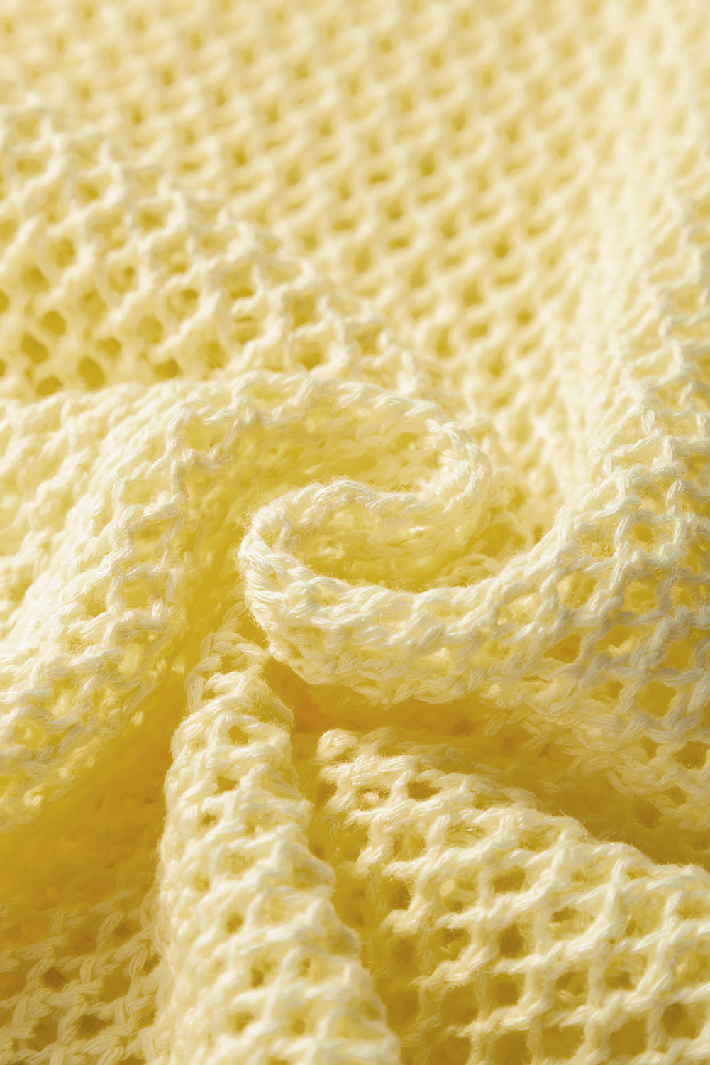 Hollowed Knit Sleeveless Sweater Top