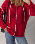 Olivia Knit Drawstring Hooded Sweater