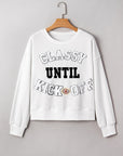 CLASSY UNTIL KICKOFF Patch Game Day Sweatshirt