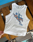 Buckin’ Horse Cropped Tank