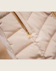 Cream Duck Down Riding Coat