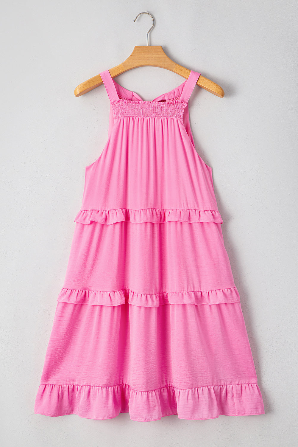 Jessica Frilly Tiered Sleeveless Mini Dress