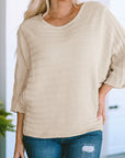 Ella Ribbed Knit Dolman Sweater
