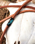 Turquoise Bolt *Mini* Beaded Whip