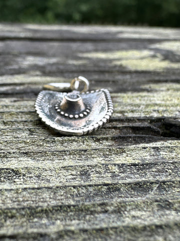 Sterling Silver Sombrero Hat Charm