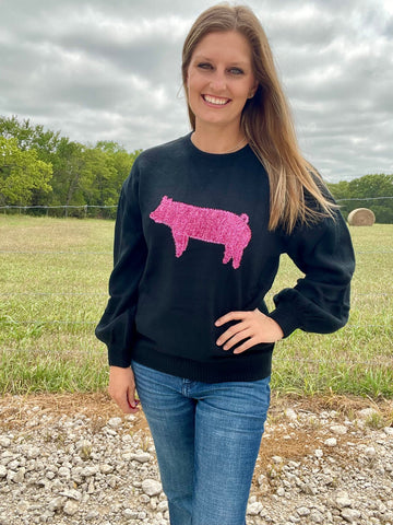 QUEEN OF STOCKSHOW SWEATER