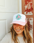 Aztec Bucking Bronco Patch Trucker Hat