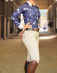 Megan Knee Patch Breeches - Beige