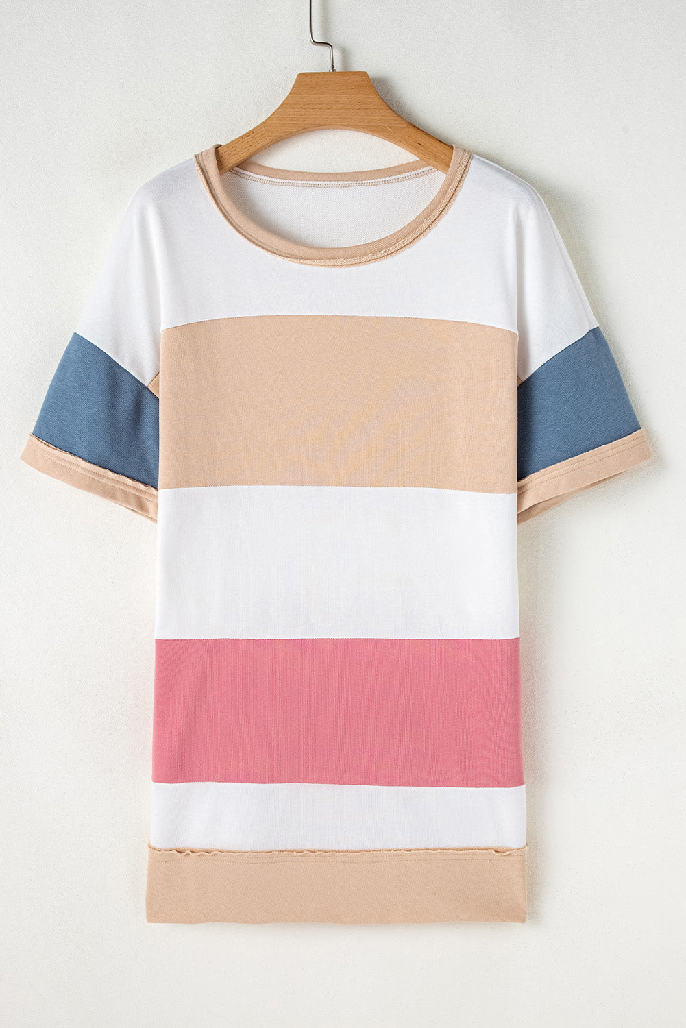 Kensley Patchwork Side Split Tunic Top