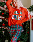 Eleanor Christmas Plaid Pajamas Set