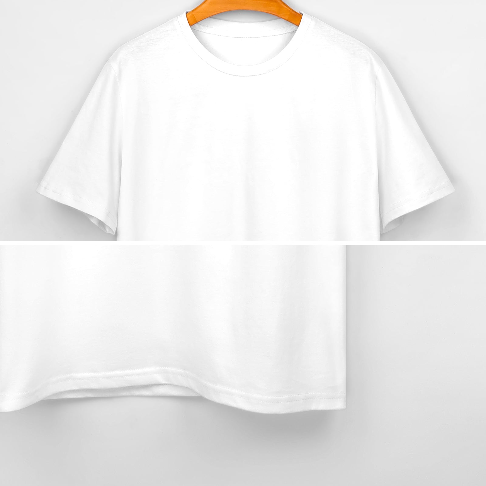 Baha Ranch Retro Pop Western Collage Cotton T Shirt