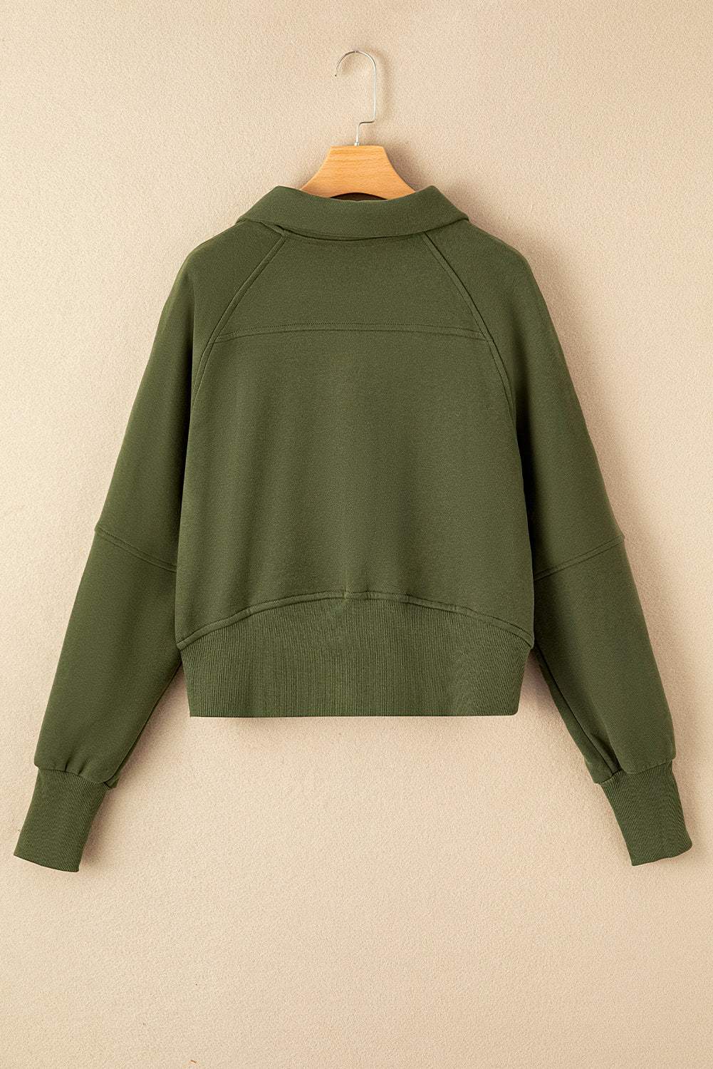 Fleece Lined Zip-Up Sweatshirt