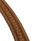 Snowflake Stamped Barrel Breast Collar