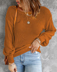 Evelyn Shoulder Kangaroo Baggy Hoodie