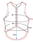 Hilason Junior Youth Bull Riding Pro Rodeo Leather Protective Vest Chaps