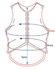 Hilason Junior Youth Bull Riding Pro Rodeo Leather Protective Vest Chaps