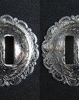 1.25 Inch HILASON Western Screw Back Concho Bright Silver Sadlde Saddle & Tack