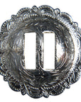 1.25 Inch HILASON Western Screw Back Concho Bright Silver Sadlde Saddle & Tack