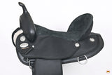 Hilason Horse Trail Pleasure Endurance Synthetic Saddle Black