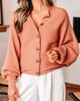 Parker Button Front Dolman Sleeve Sweater Cardigan