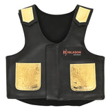 Equestrian Horse Riding Vest Safety Protective Hilason Leather