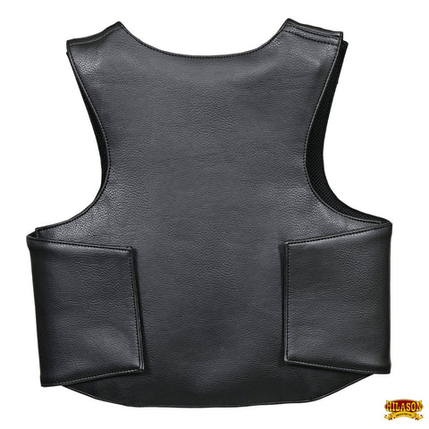 Hilason Kids Junior Youth Horse Riding Pro Rodeo Leather Protective Vest