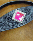 HILASON Western Horse Headstall Breast Collar Set Tack Genuine American Leather