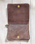 Brown horse crossbody bag