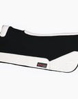 Western Wool Felt Horse Saddle Pad W/ White Alligator Print Leather
