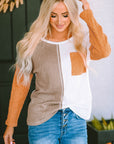 Emily Textured Knit top Long Sleeve Top