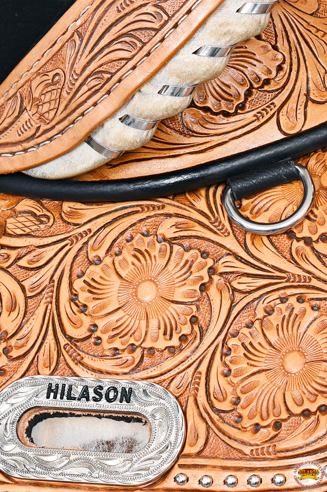 Child Treeless Horse Saddle Western American Leather Barrel Hilason