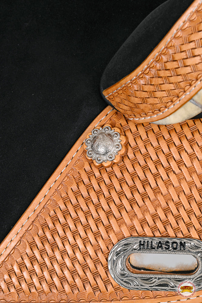 Hilason Western Horse Treeless Trail Barrel Saddle American Leather