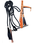 Western Horse Headstall Tack Bridle American Leather Bitless Rein Hilason