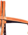 Western Horse Headstall Tack Bridle American Leather Bitless Rein Hilason