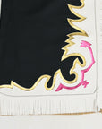 Hilason Handmade Genuine Leather Chaps Adult Handtooled Rodeo Bull Riding